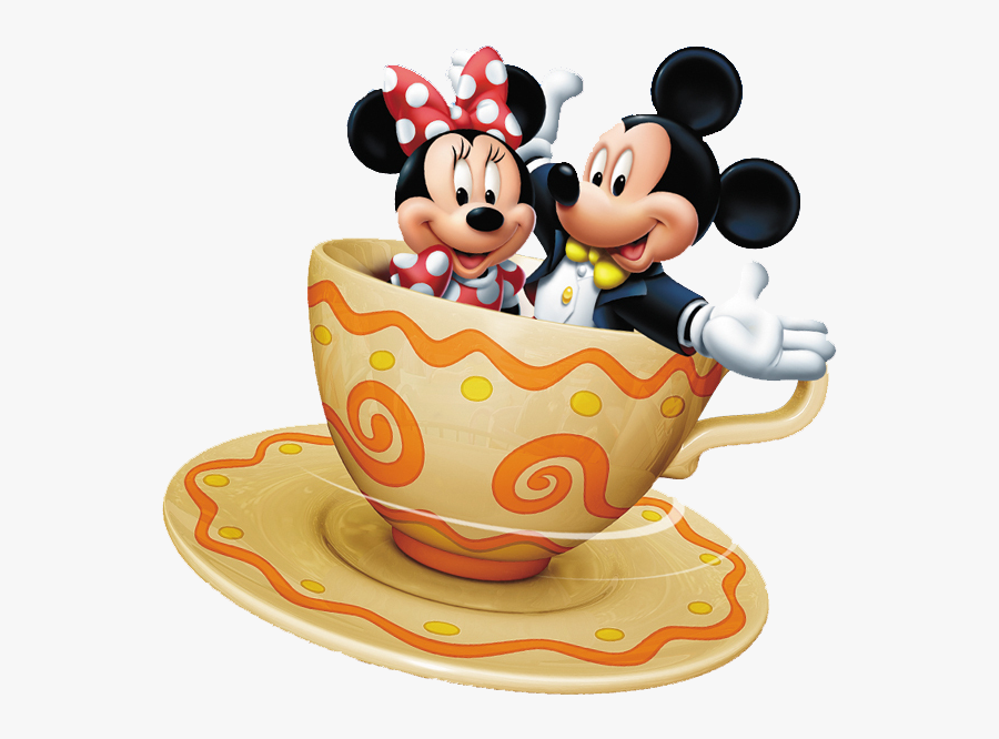 Tea Cup Ride - Mickey And Minnie Mouse Backgrounds, Transparent Clipart