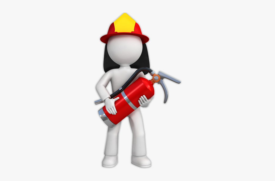 Level 1 Award In Fire Safety Awareness - Portable Fire Extinguishers Cartoon, Transparent Clipart