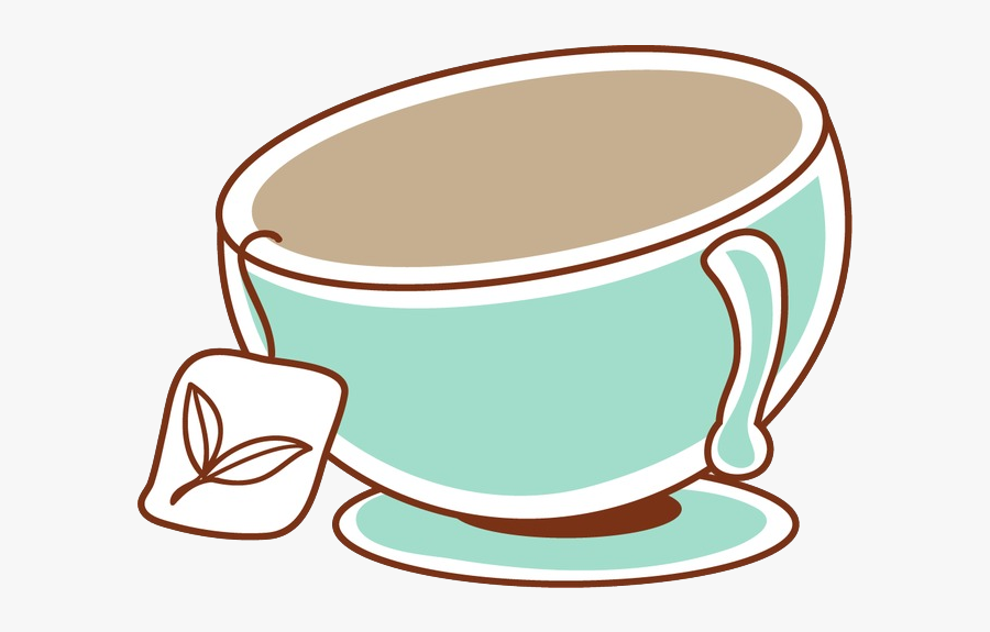 Teacup Vector Graphics Image Animation - Animasi Gelas Green Tea, Transparent Clipart