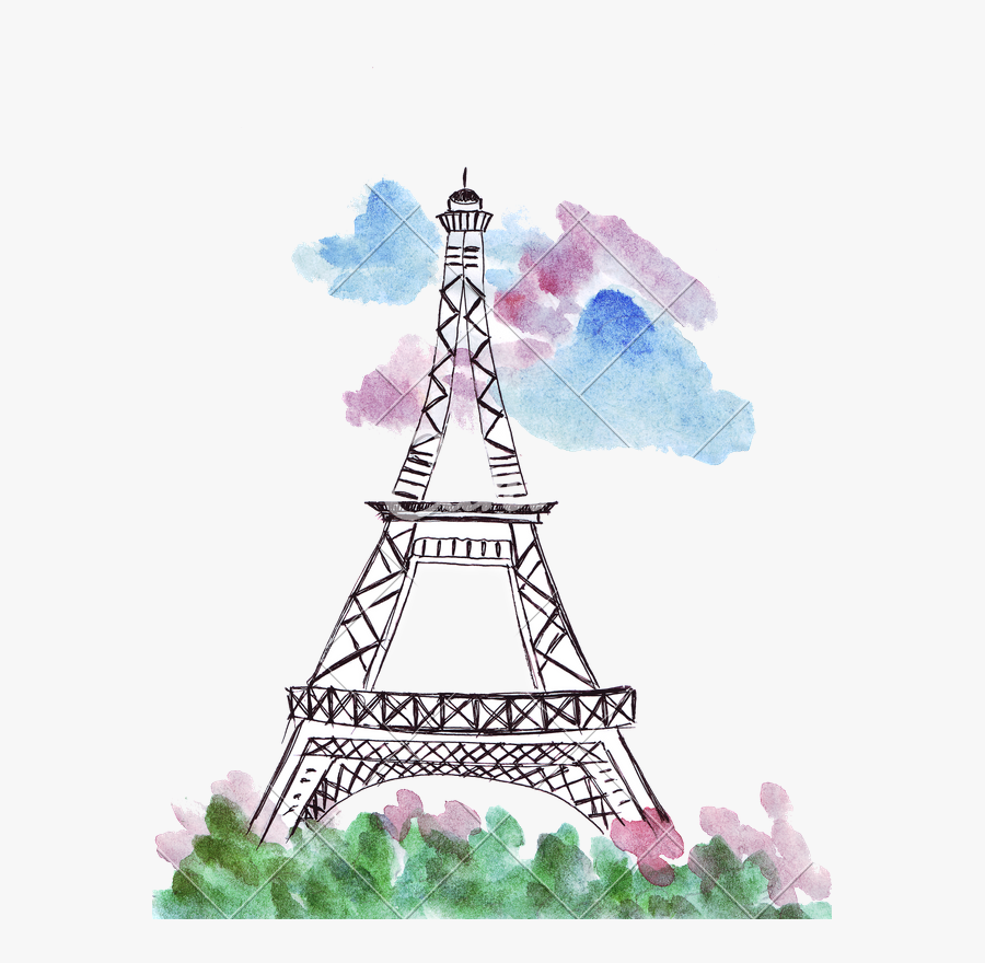 Hand Of Eiffel Tower - Tower, Transparent Clipart