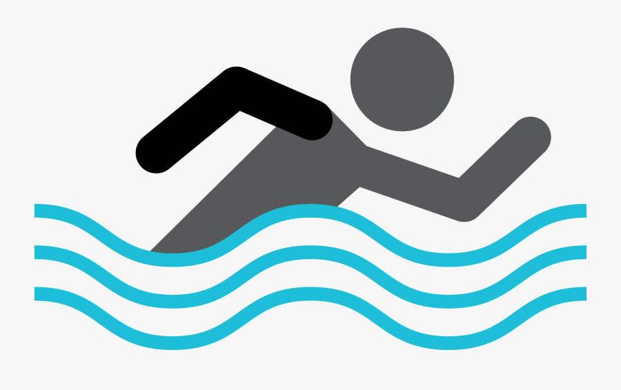 Swimming Symbol Logo Sport - Olympic Swimming Sign, Transparent Clipart