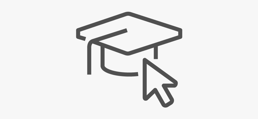 Graduate Hat Icon, Transparent Clipart