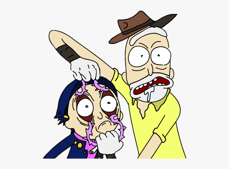 Morty Smith Dio Brando Nose Clip Art Male Cartoon - Jojo's Bizarre Adventure Rick And Morty, Transparent Clipart