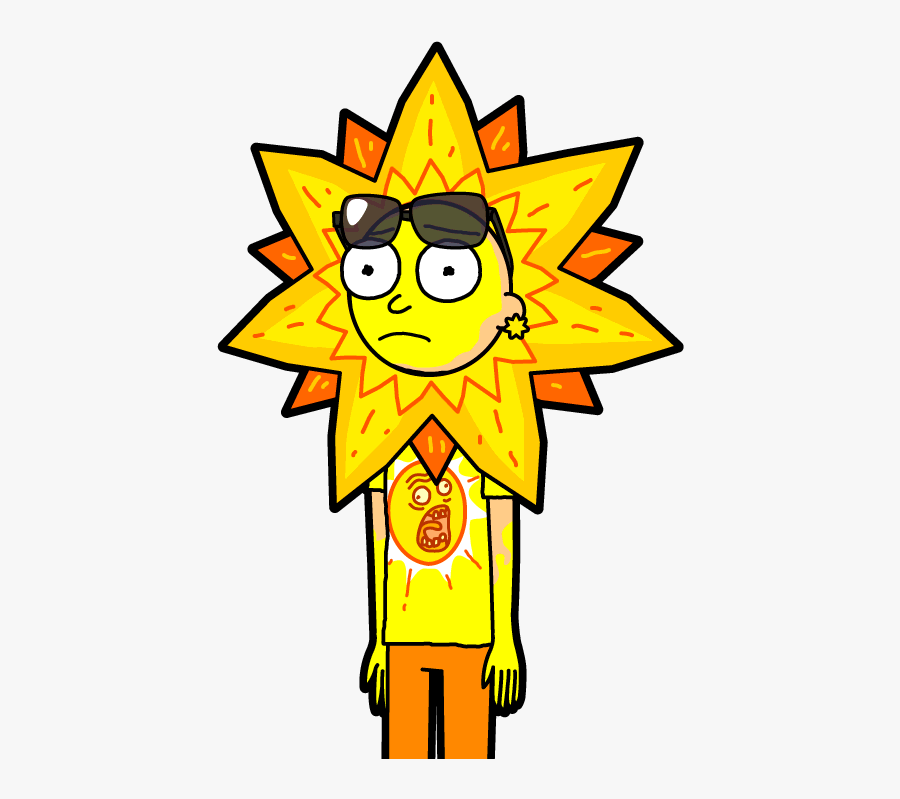 Rick And Morty Sun Png - Morty Lunar, Transparent Clipart