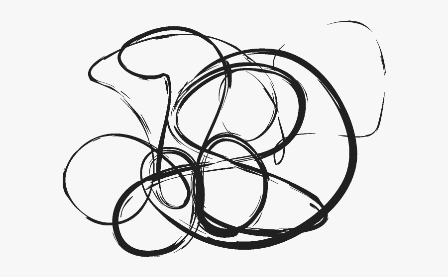 20140102 First Squiggles Beautiful Squiggle - Circle Squiggle, Transparent Clipart