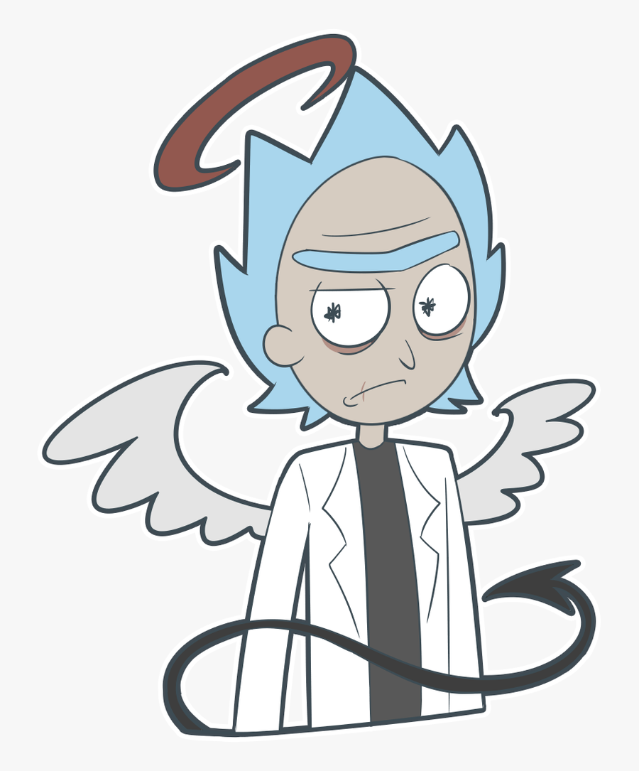 Rick And Morty - Rick And Morty Angel, Transparent Clipart