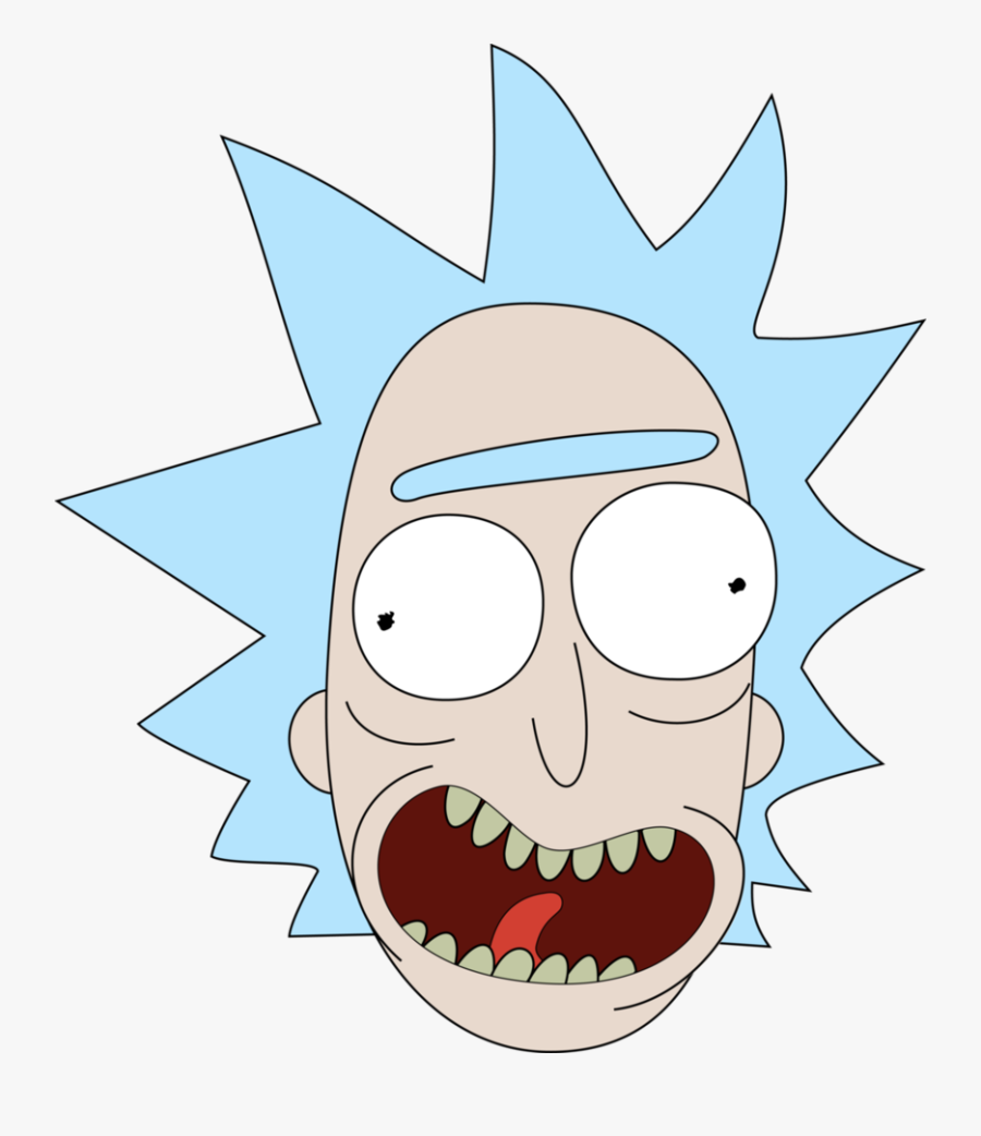 Rick Face Png - Rick's Face Rick And Morty, Transparent Clipart