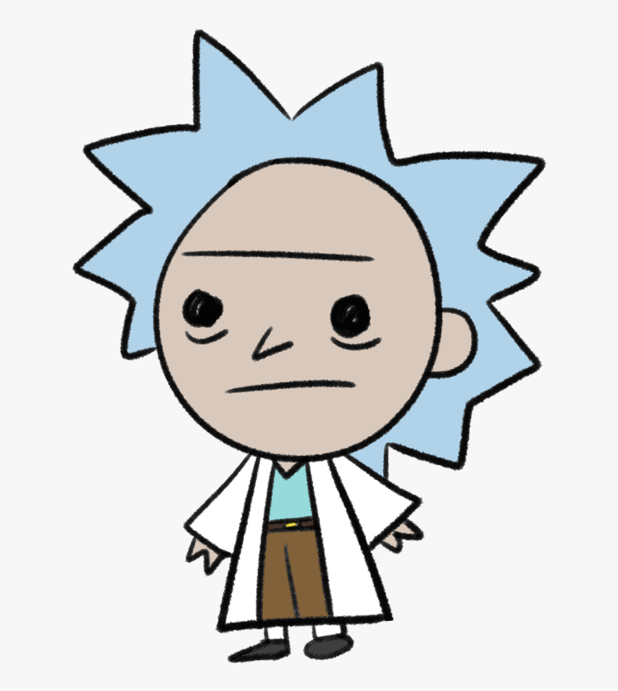 Rick And Morty - Rick And Morty Characters Chibi, Transparent Clipart