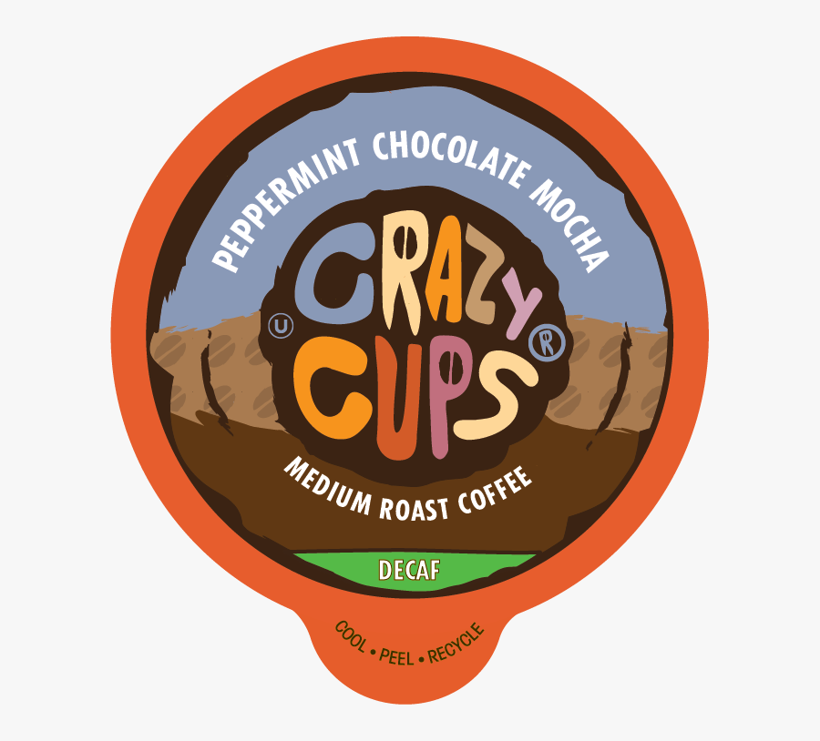 Crazy Cups Logo, Transparent Clipart