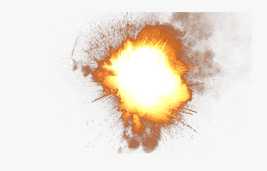 Fire Explosion Min Clipart Image - Gun Fire Effect Png, Transparent Clipart