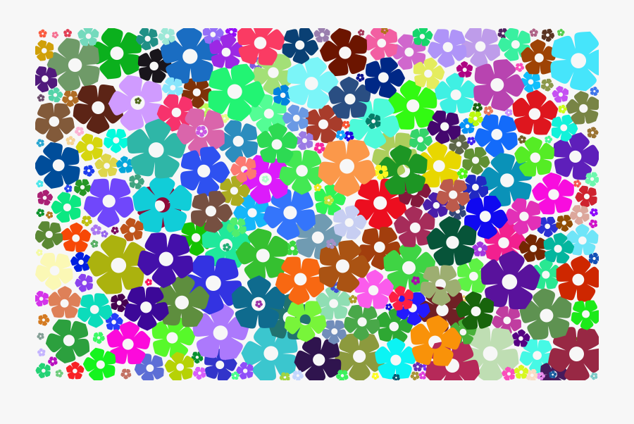 Simple Floral Background No Black Clip Arts - Portable Network Graphics, Transparent Clipart