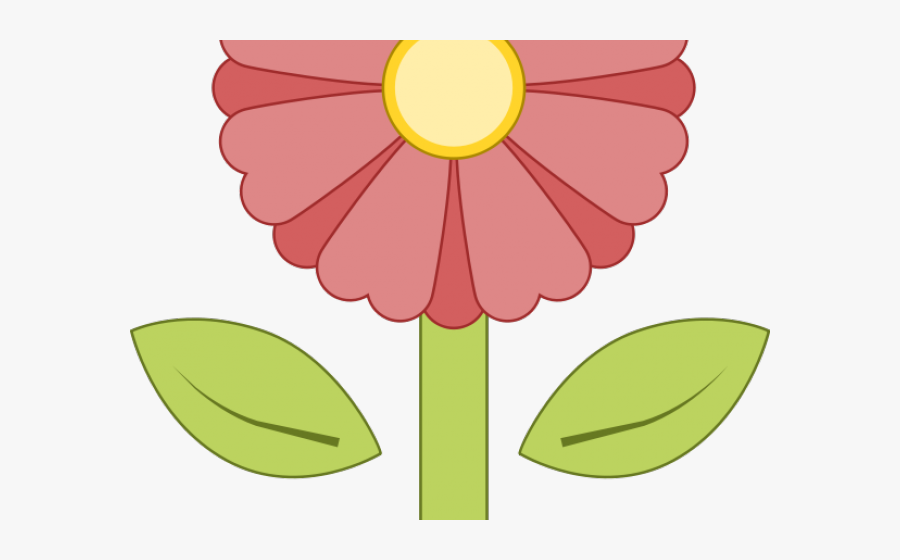Transparent Simple Flower Clipart - ورد للاطفال, Transparent Clipart