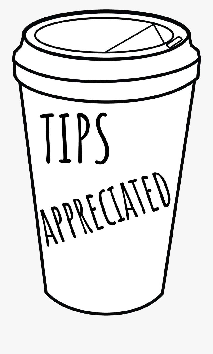 Clip Art Tip Jar, Transparent Clipart