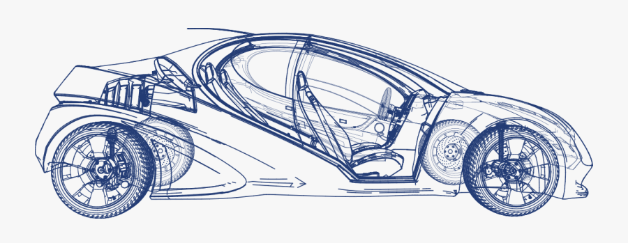 Cars Sketch In Service, Transparent Clipart