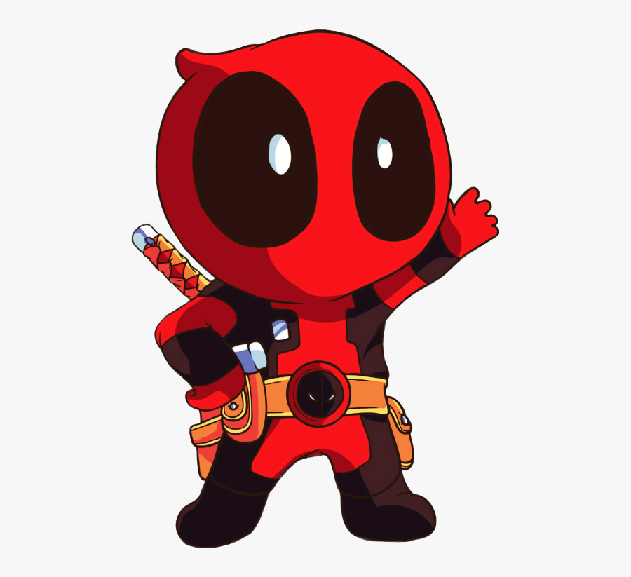 Transparent Deadpool Movie Logo Png - Cartoon Deadpool Art, Transparent Clipart