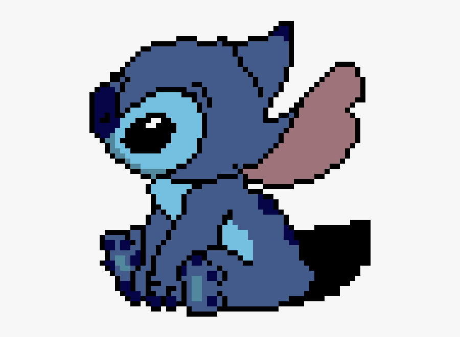 Minecraft Stitch Pixel Art, Transparent Clipart
