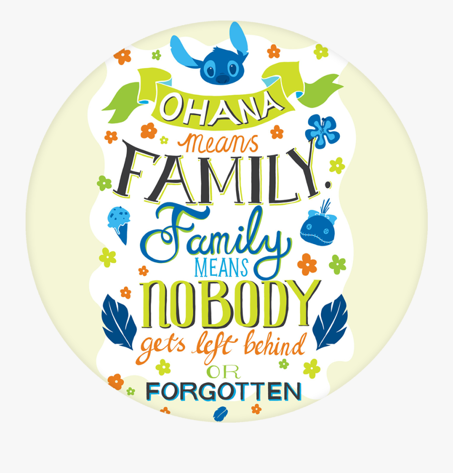 Disney Quote Pop Grip - Circle, Transparent Clipart