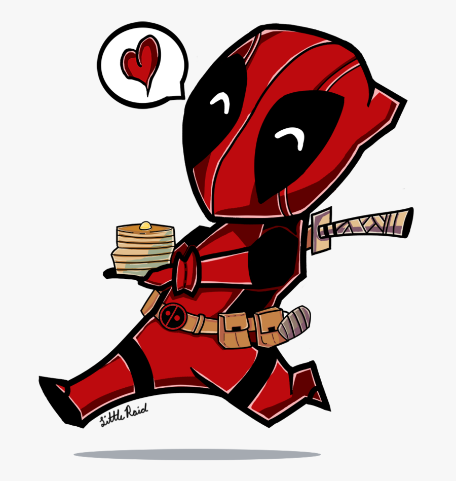 Transparent Deadpool Clipart - Маленький Дэдпул Арт, Transparent Clipart