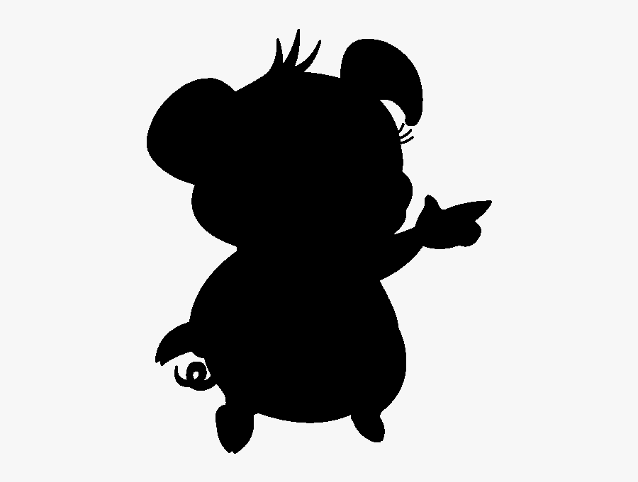 Stitch Silhouette Drawing Image The Walt Disney Company - Illustration, Transparent Clipart