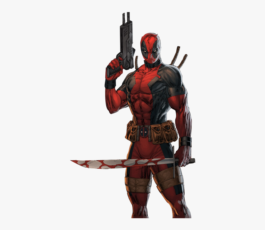 Deadpool Clipart Marvel Ultimate Alliance 2 - Deadpool Wolverine Marvel Comic Png, Transparent Clipart