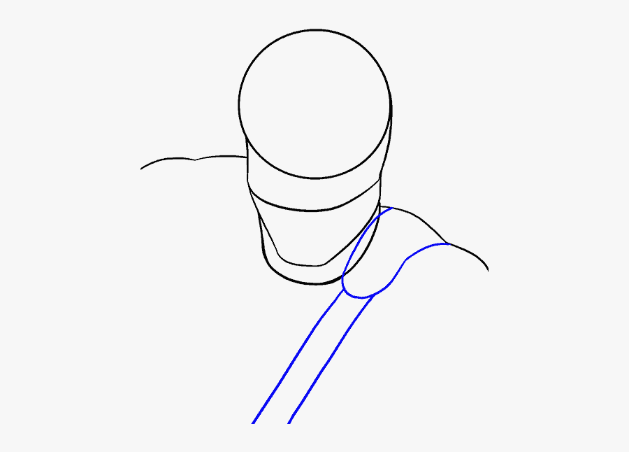 How To Draw Deadpool - Line Art, Transparent Clipart