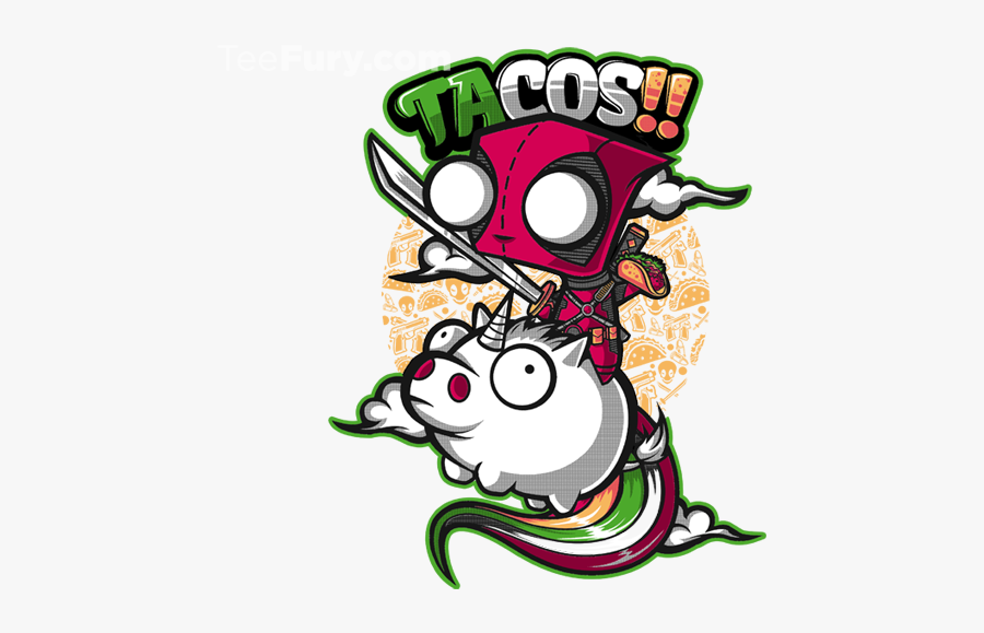 Deadpool Tacos, Transparent Clipart