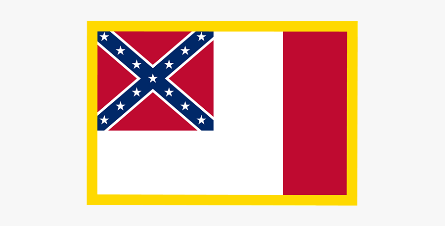 Confederate States Of America Flag, Transparent Clipart