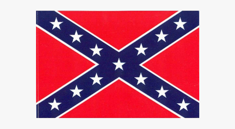 Flag Confederate Png - Cross With Stars Flag, Transparent Clipart