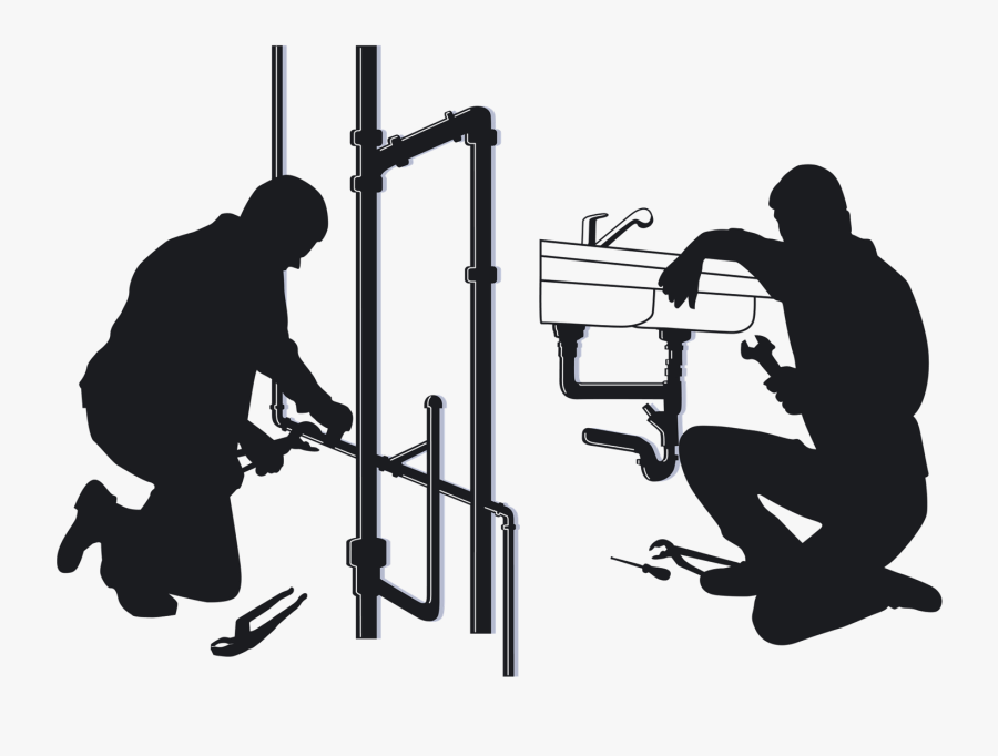 Plumber Plumbing Central Heating Hvac - Plumber, Transparent Clipart