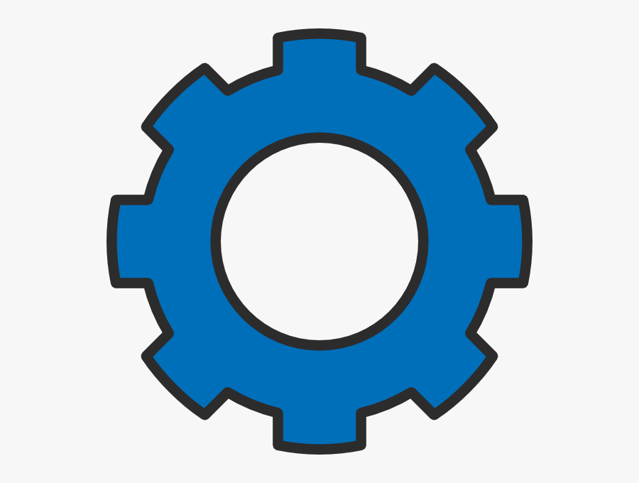 Black Ops Player Card Ideas - Blue Gear Clipart, Transparent Clipart