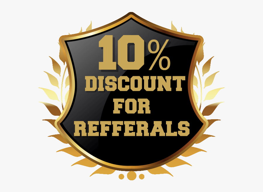 10 Percent Discount For Referrals - Hoosier Daddy, Transparent Clipart