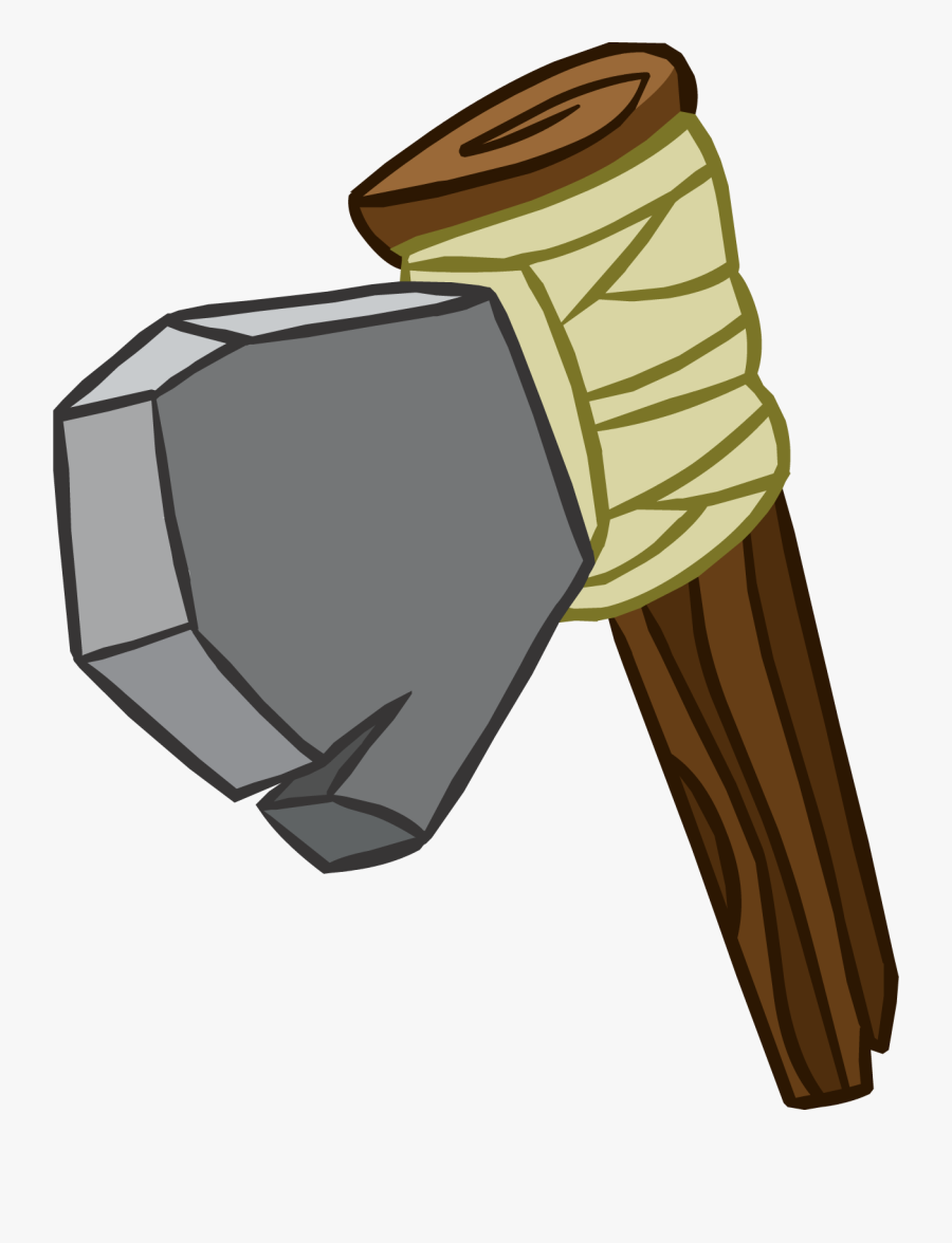 Club Penguin Wiki - Hacha De La Prehistoria Animadas, Transparent Clipart