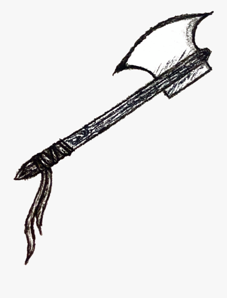 #axe #ax #hatchet #weapon #lineart #myart #freetoedit - Drawing, Transparent Clipart
