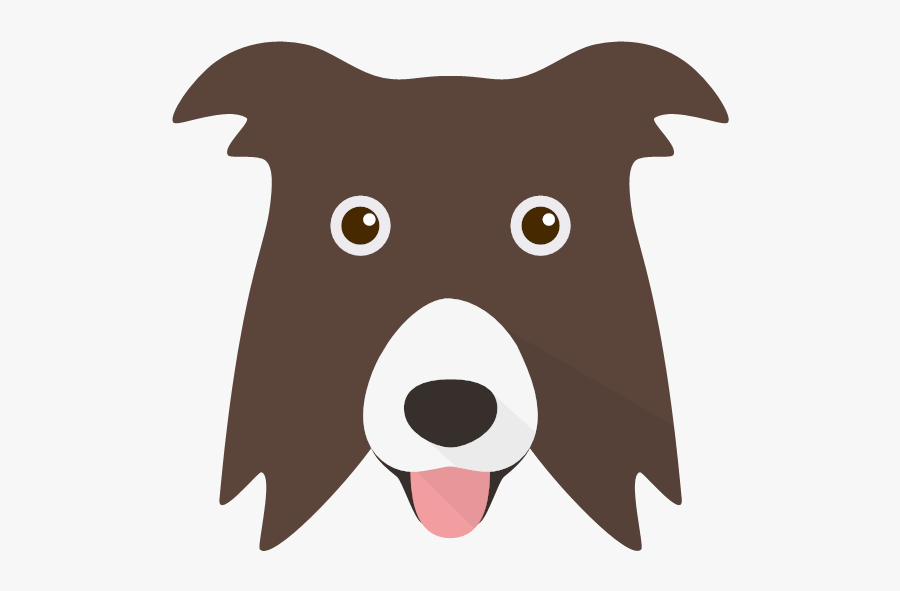 Border Collies Cartoon, Transparent Clipart