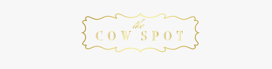 The Cow Spot - Calligraphy, Transparent Clipart