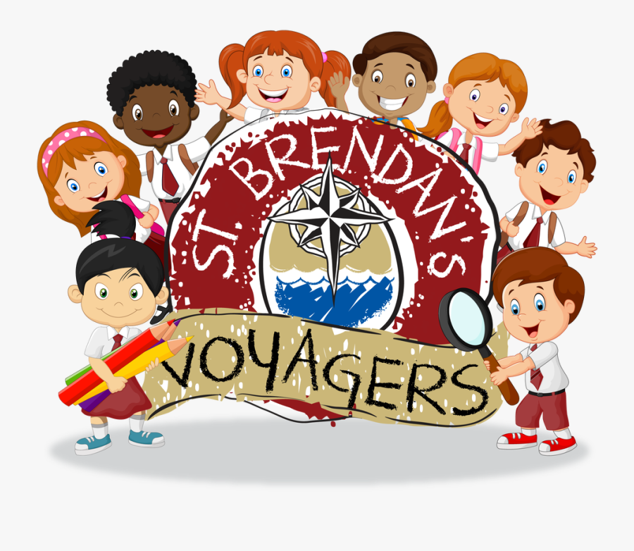 Picture - School Children Poster, Transparent Clipart