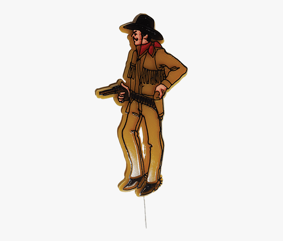 Mascot Drawing Cowboy - Illustration, Transparent Clipart