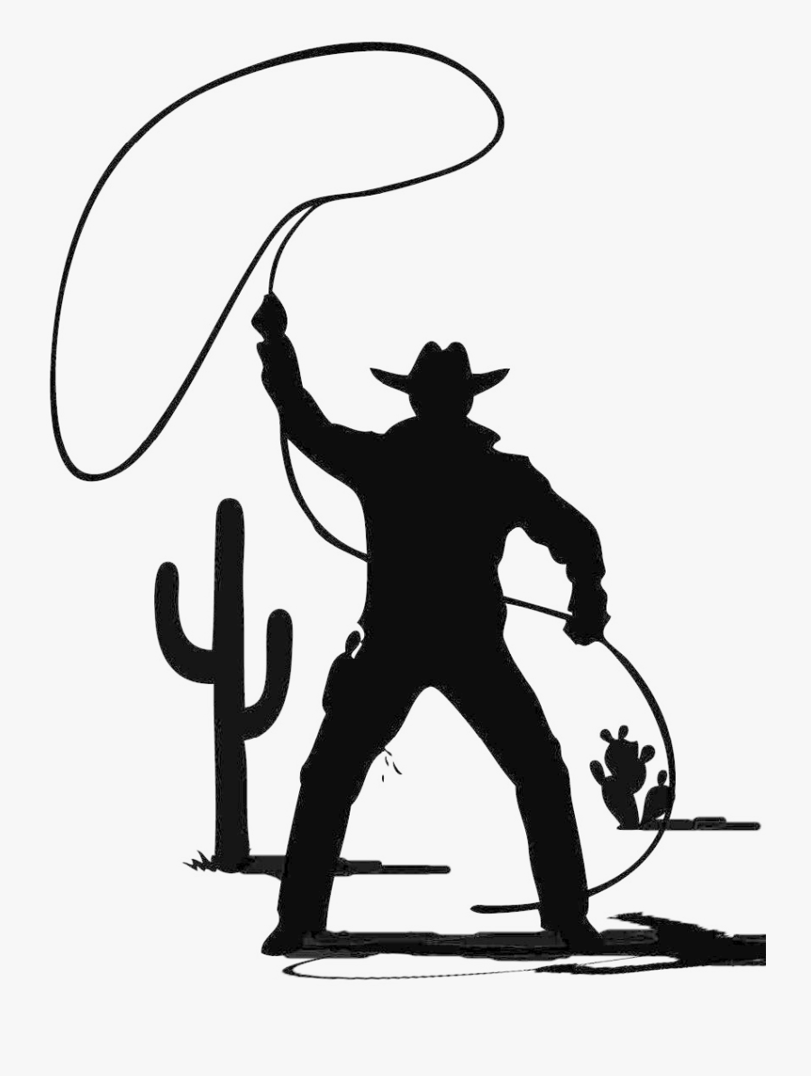 Lasso Cowboy Clipart , Png Download - Cowboy With Lasso Clipart, Transparent Clipart