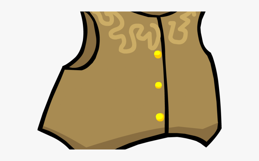 Cowboy Clipart Jacket - Club Penguin Cowboy Vest, Transparent Clipart