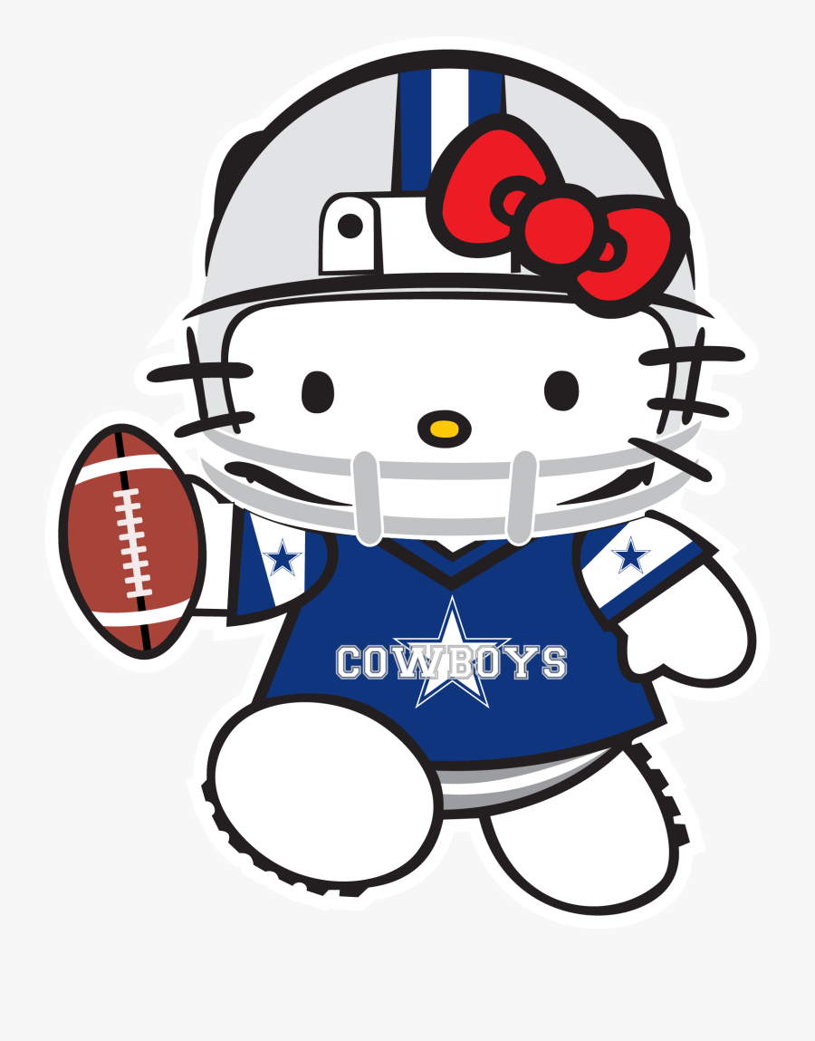 Dallas Cowboys Clipart Blue - San Francisco 49ers Hello Kitty, Transparent Clipart