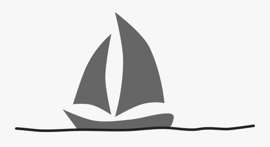 Boat, Sailboat, Sea, Sailing, Sailing Ship, Ship - Sailboat Clipart Vector, Transparent Clipart