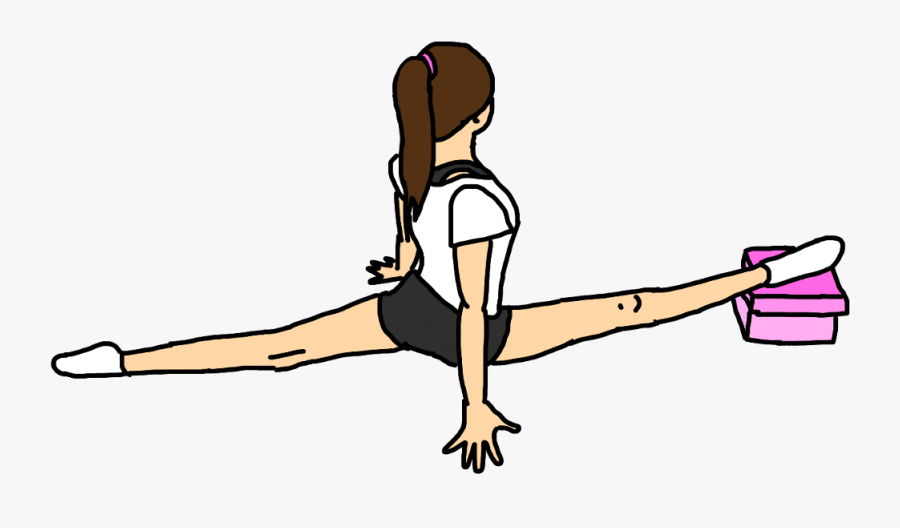 Acro Acrobatics Gym Twine Split Gymnastics Sport Acroba - Girl, Transparent Clipart