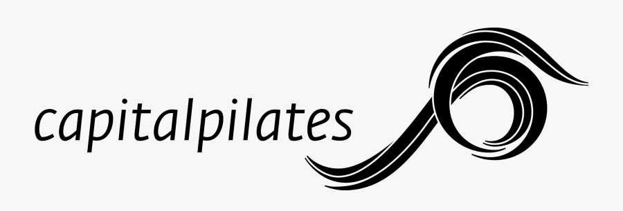 Capital Pilates - Calligraphy, Transparent Clipart