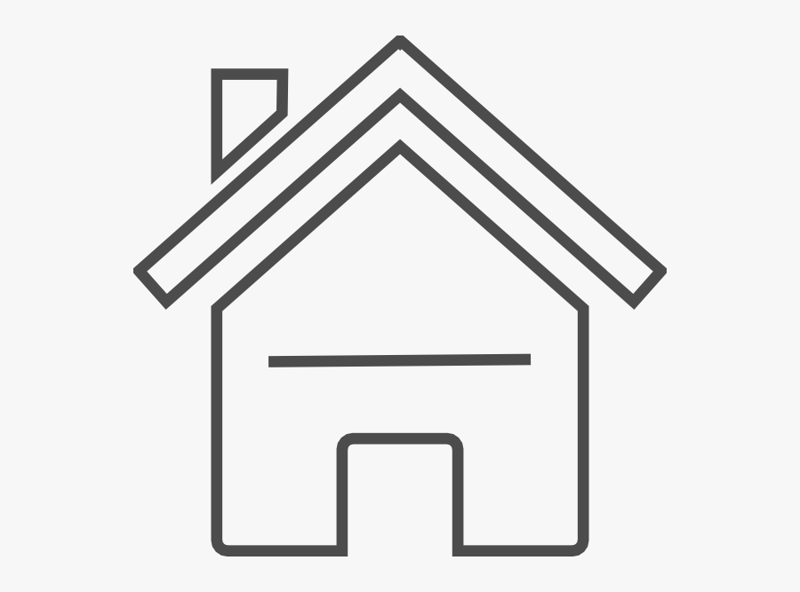 Transparent House Outline Png, Transparent Clipart