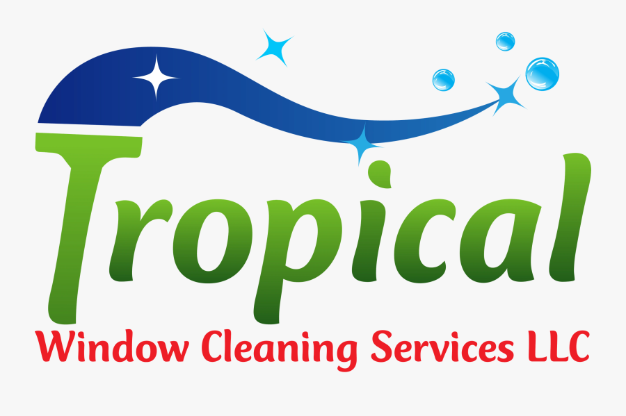 Tropical Window Cleaning, Transparent Clipart
