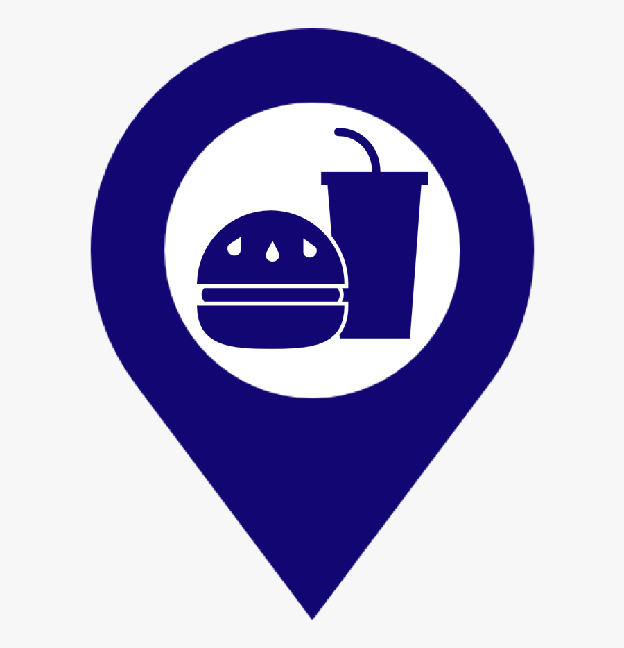 Burger And Drink White Icon, Transparent Clipart