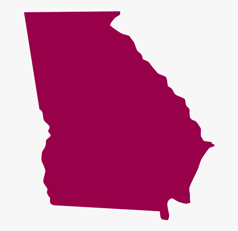 Custom Georgia State Shaped Stickers And Decals - Georgia Silhouette, Transparent Clipart