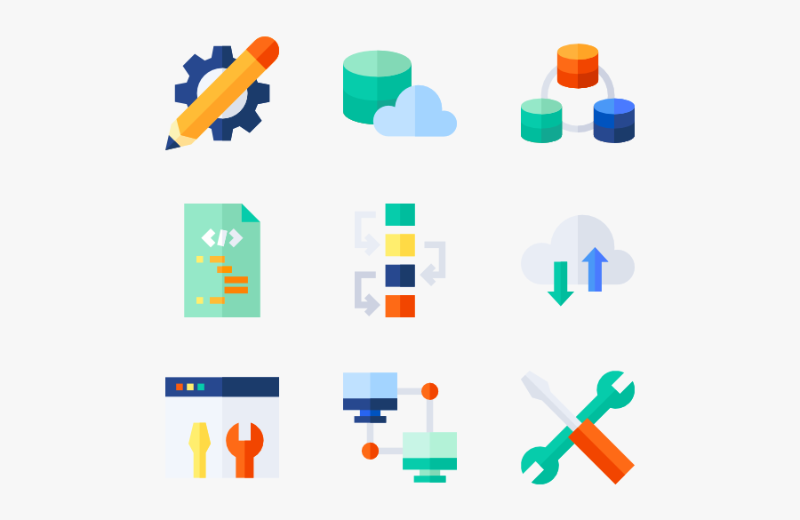 Clip Art Icons Free Web Development, Transparent Clipart