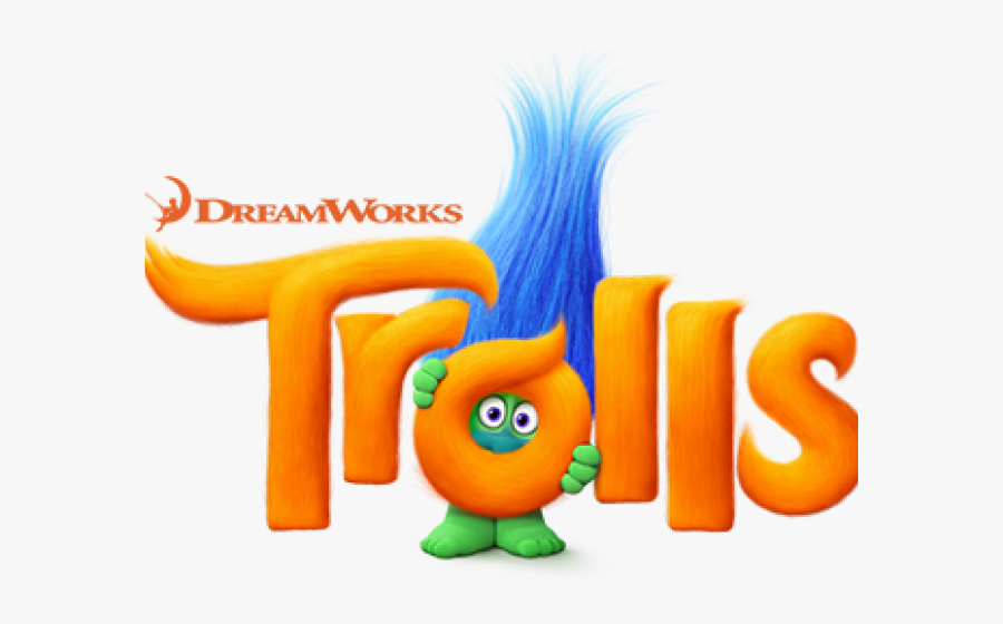 Trolls Logo, Transparent Clipart