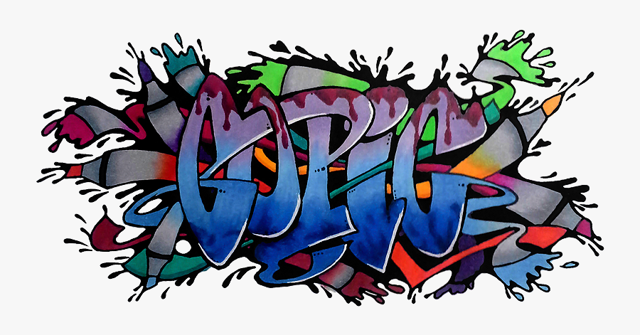 Clip Art Graffiti Backgrounds - Transparent Background Graffiti Png, Transparent Clipart